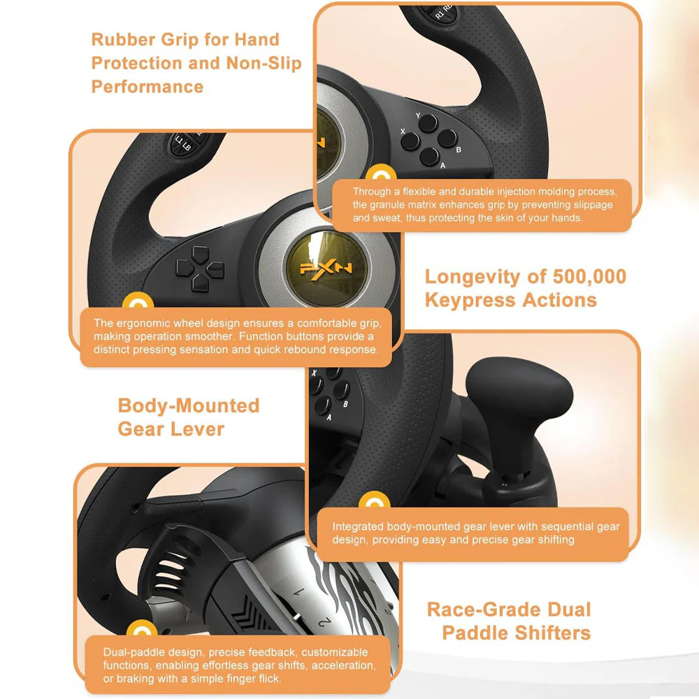 PXN V3 Pro Racing Wheel - Image 22
