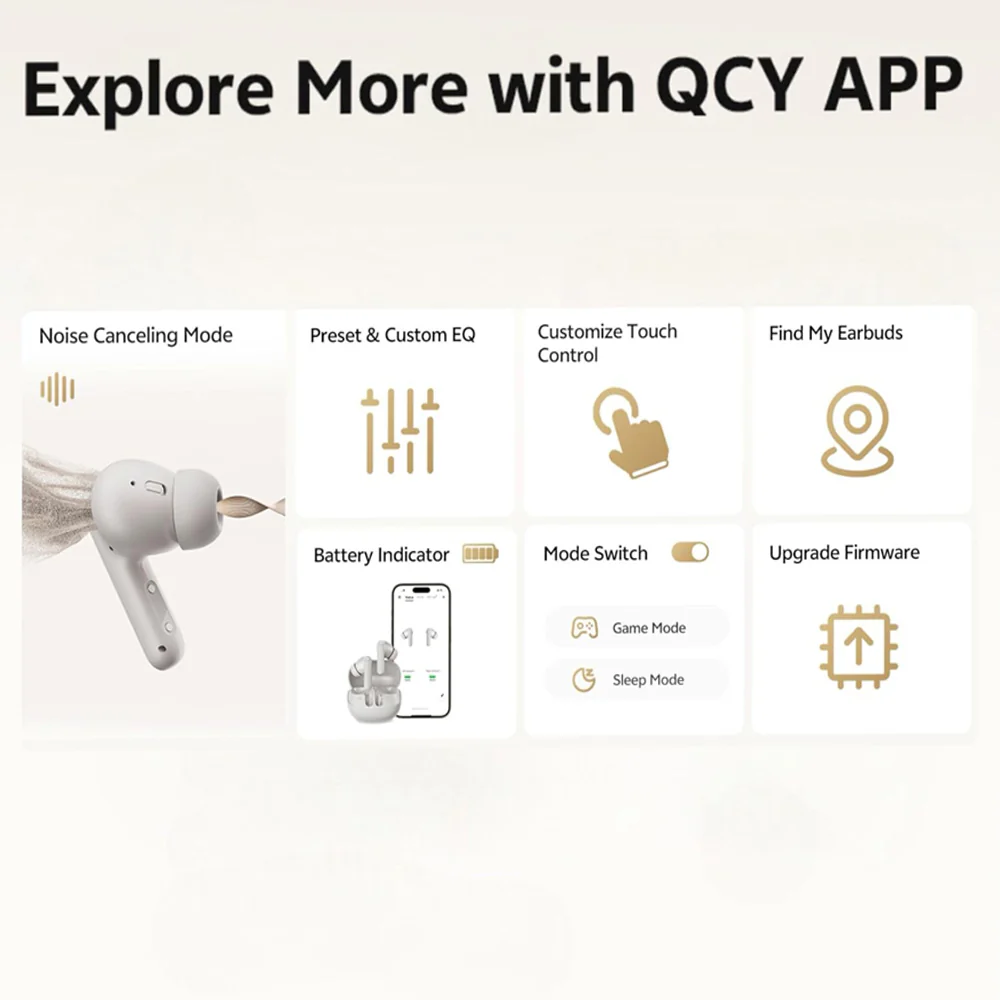QCY T15 ANC True Wireless Earbuds - Image 18