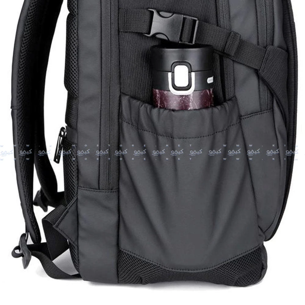 Rahala 2204 Laptop Backpack - Black - Image 5