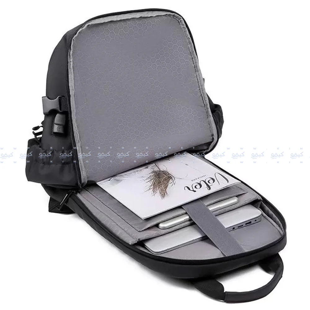 Rahala 2204 Laptop Backpack - Black - Image 6