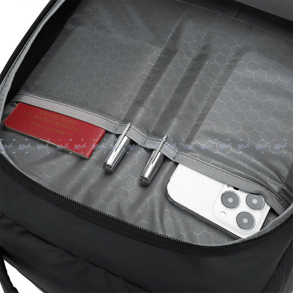 Rahala 2215 Laptop Backpack - Black - Image 5