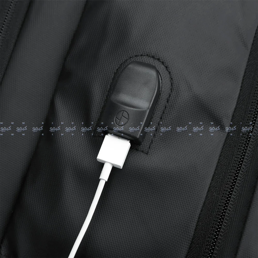 Rahala 2215 Laptop Backpack - Black - Image 6