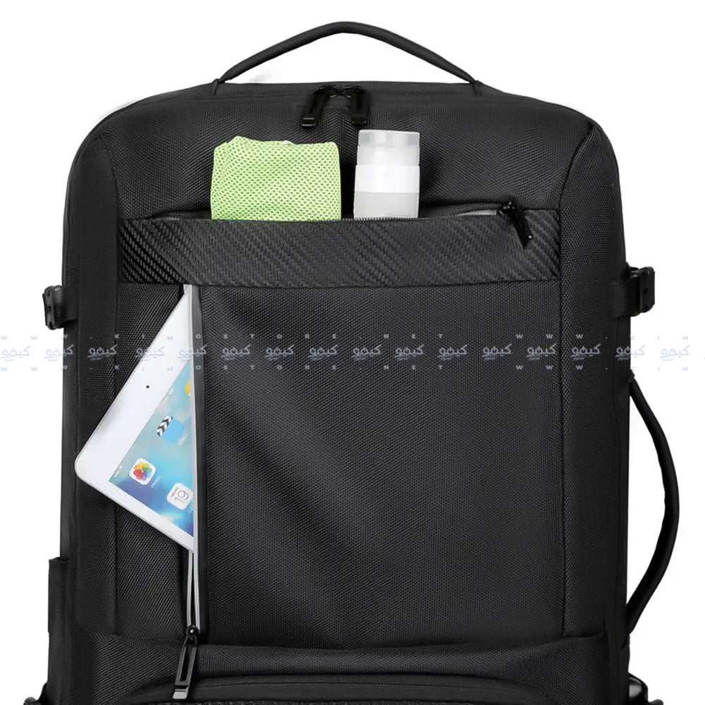 Rahala 2405 Laptop Backpack - Black - Image 4