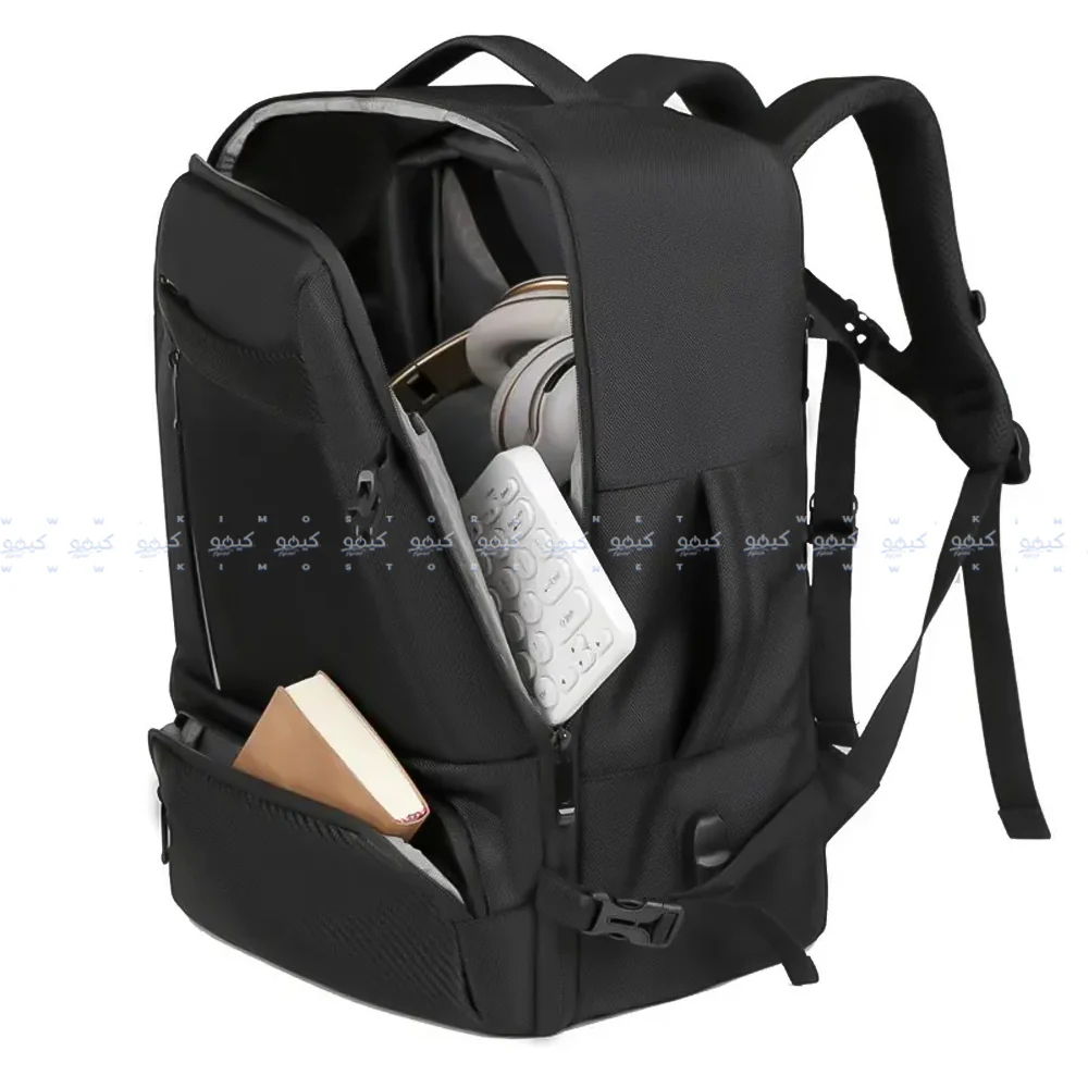 Rahala 2405 Laptop Backpack - Black - Image 5