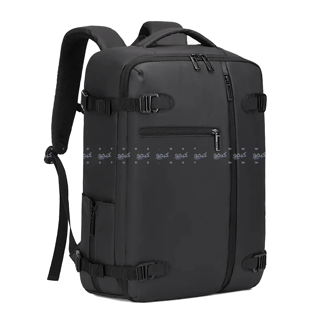 Rahala 3726 15.6 Inch Laptop Backpack - Black - Image 3
