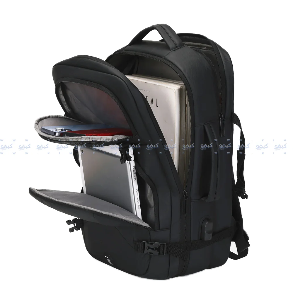 Rahala RAL-2023 Laptop Backpack - Black - Image 8