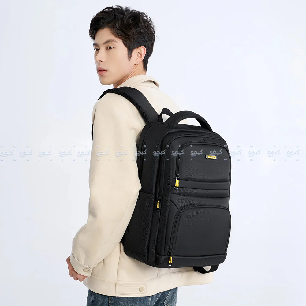 Rahala RAL-801 Laptop Backpack - Black - Image 12