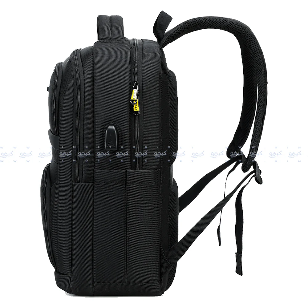 Rahala RAL-801 Laptop Backpack - Black - Image 3