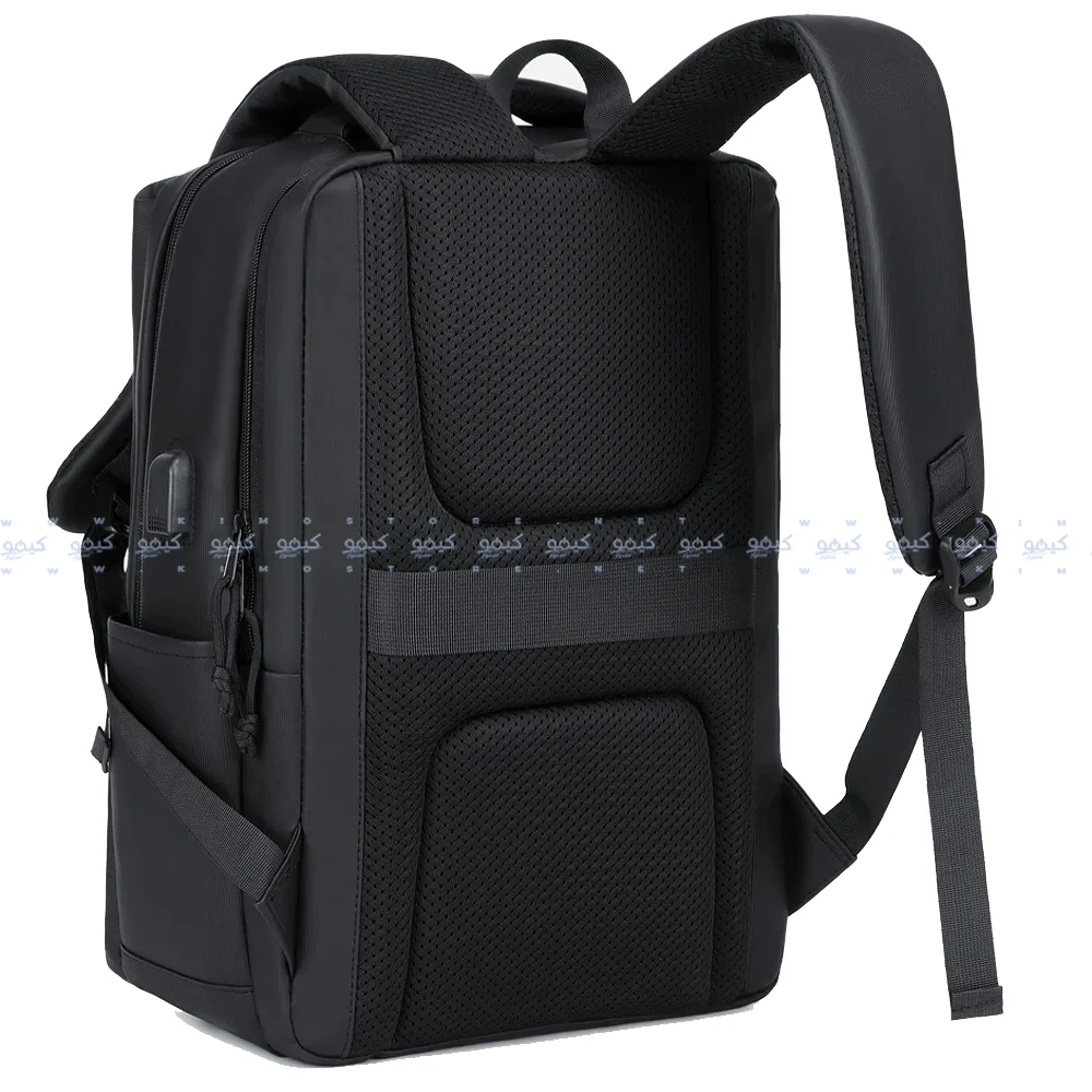 Rahala RAL816 Laptop Backpack - Black - Image 3