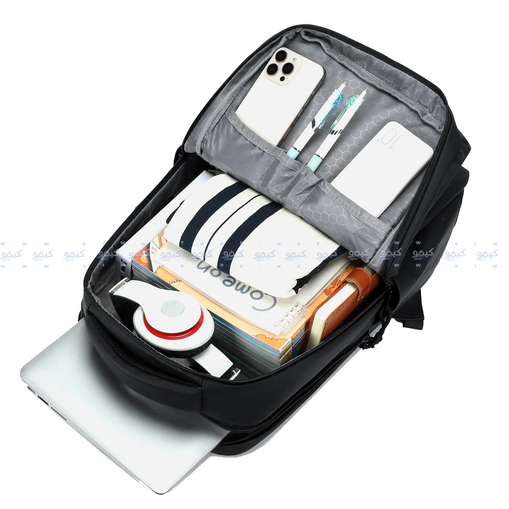 Rahala RAL816 Laptop Backpack - Black - Image 5