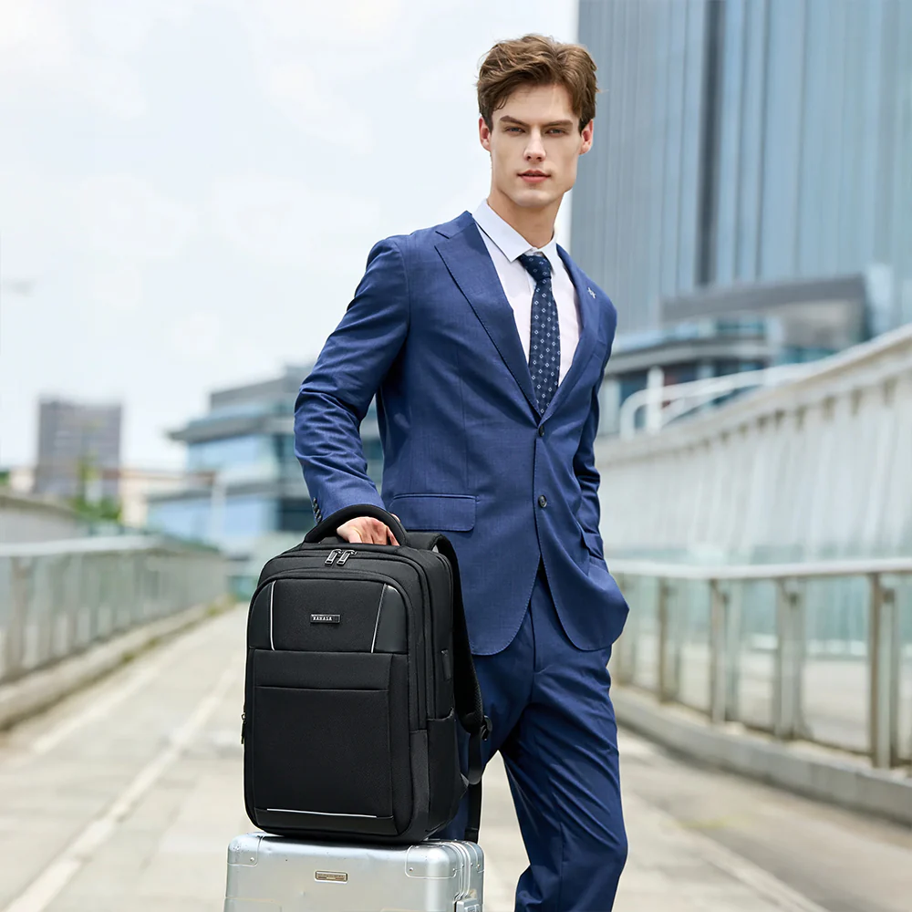 Rahala SH-50 Laptop Backpack - Black - Image 15