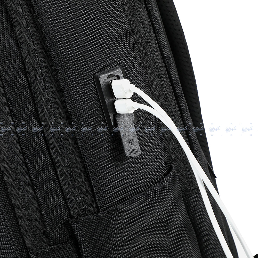 Rahala SH-50 Laptop Backpack - Black - Image 9