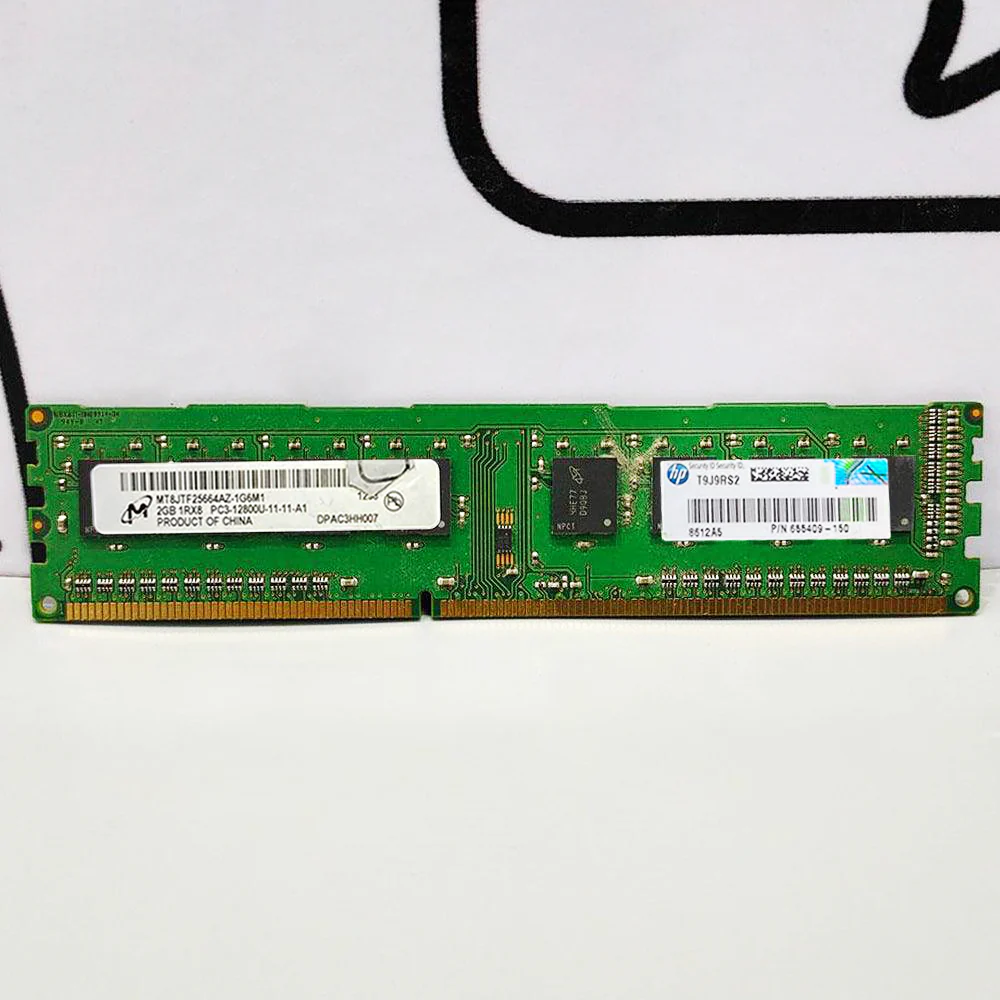 RAM For PC 2GB DDR3 PC3 10600MHz (Original Used) - Image 2