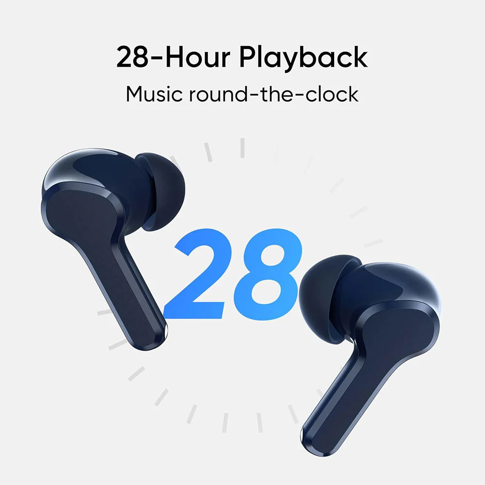 Realme TechLife Buds T100 RMA2109 TWS Earbuds - Blue - Image 6