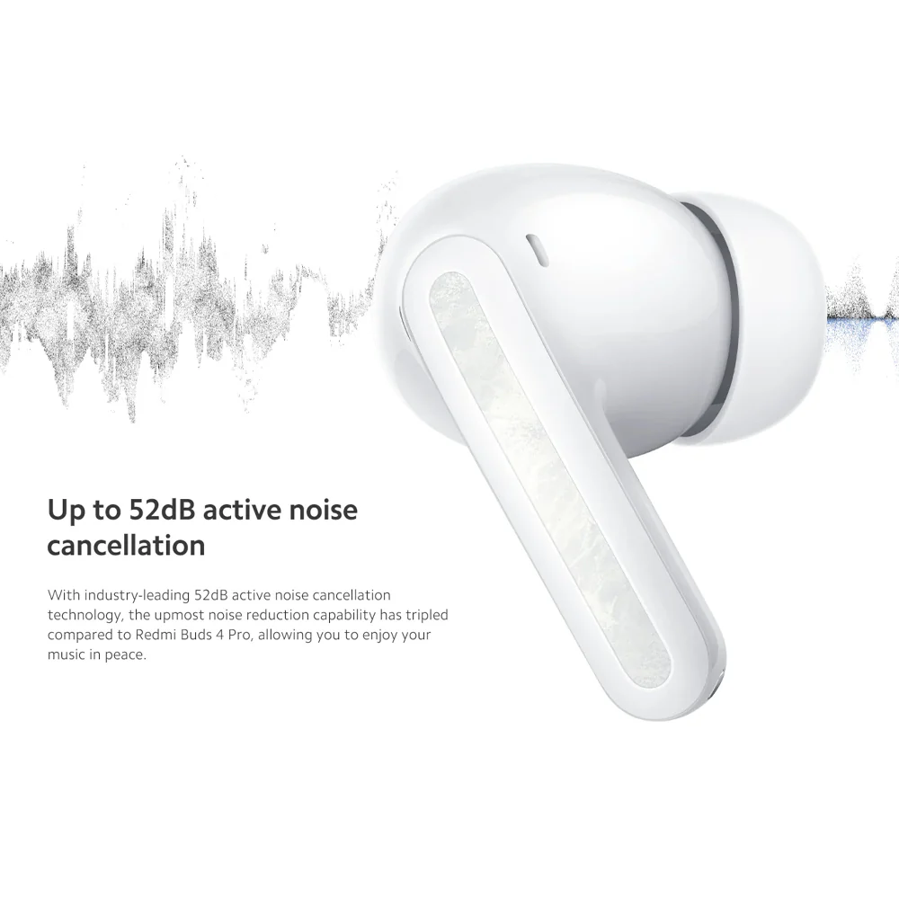 Redmi Buds 5 Pro Earbuds - Moonlight White - Image 10