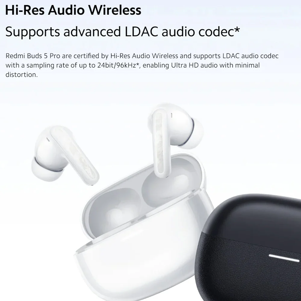 Redmi Buds 5 Pro Earbuds - Moonlight White - Image 16