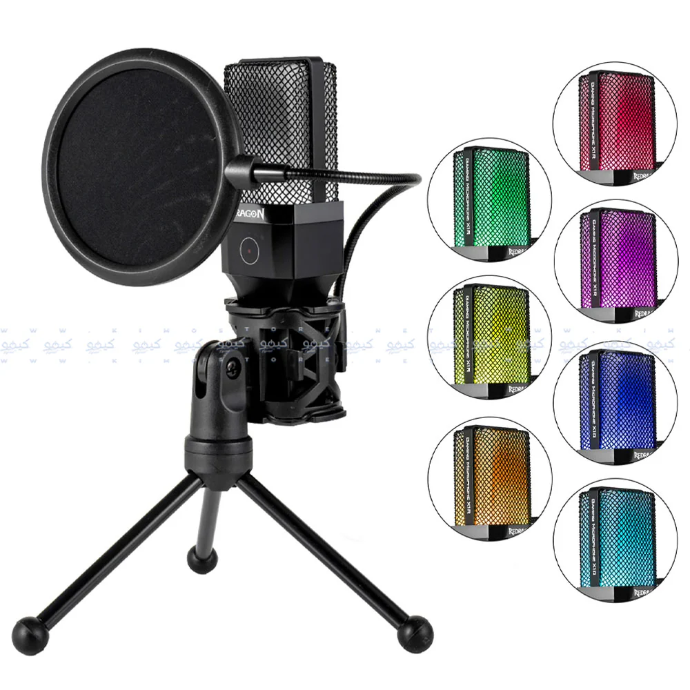 Redragon Adne GM212 Wired RGB Gaming Microphone - Image 4