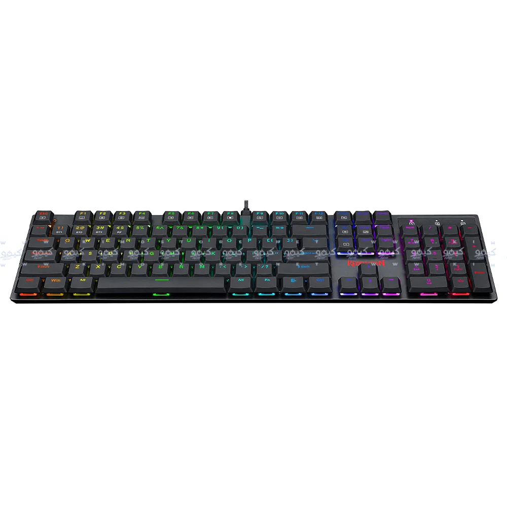 Redragon Apas K535-KB Blue Switch Wired RGB Gaming Keyboard English & Arabic - Image 2