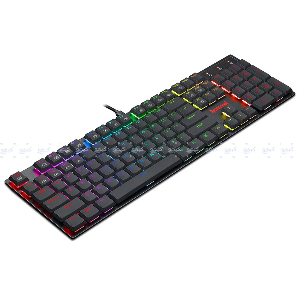 Redragon Apas K535-KB Blue Switch Wired RGB Gaming Keyboard English & Arabic - Image 4