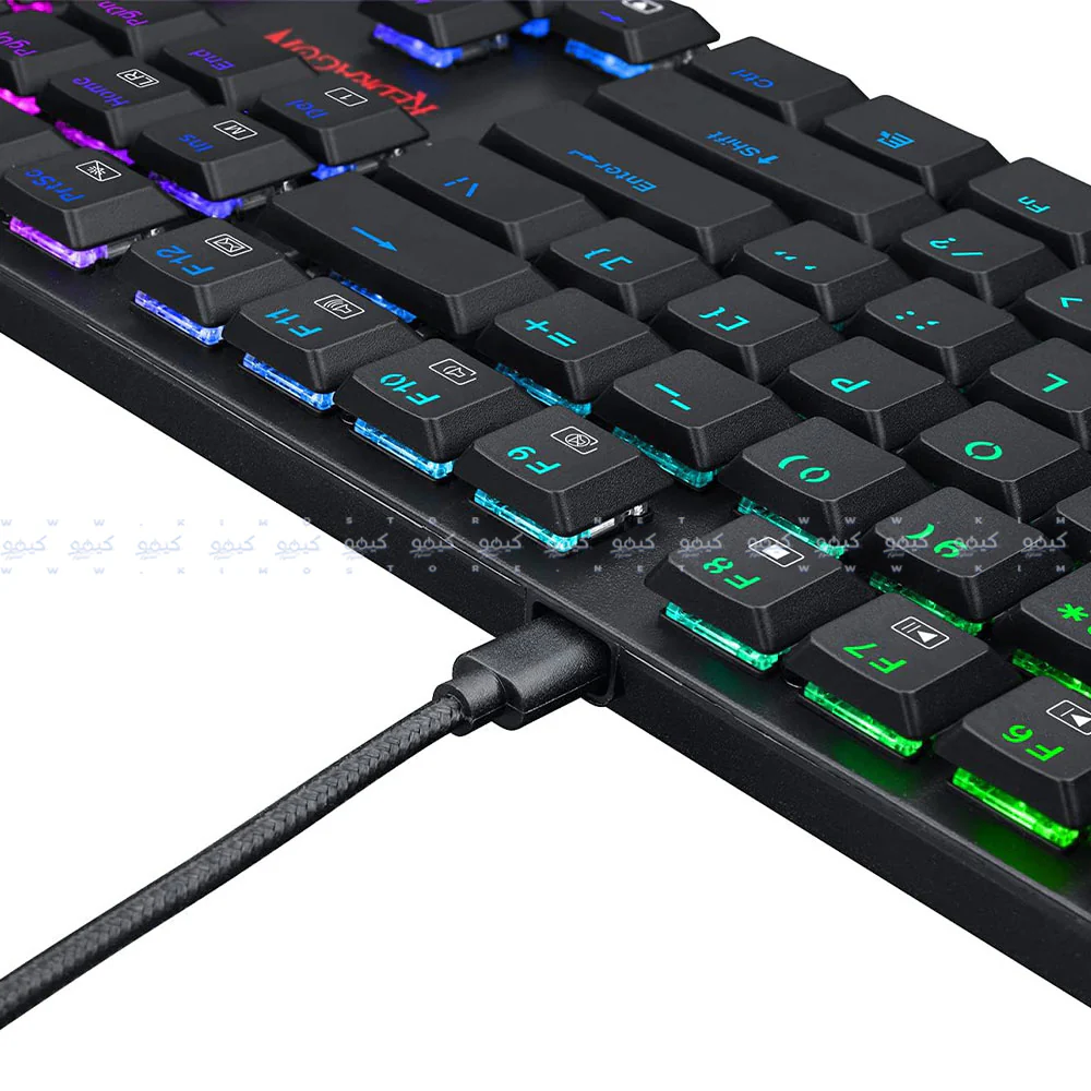 Redragon Apas K535-KB Blue Switch Wired RGB Gaming Keyboard English & Arabic - Image 6