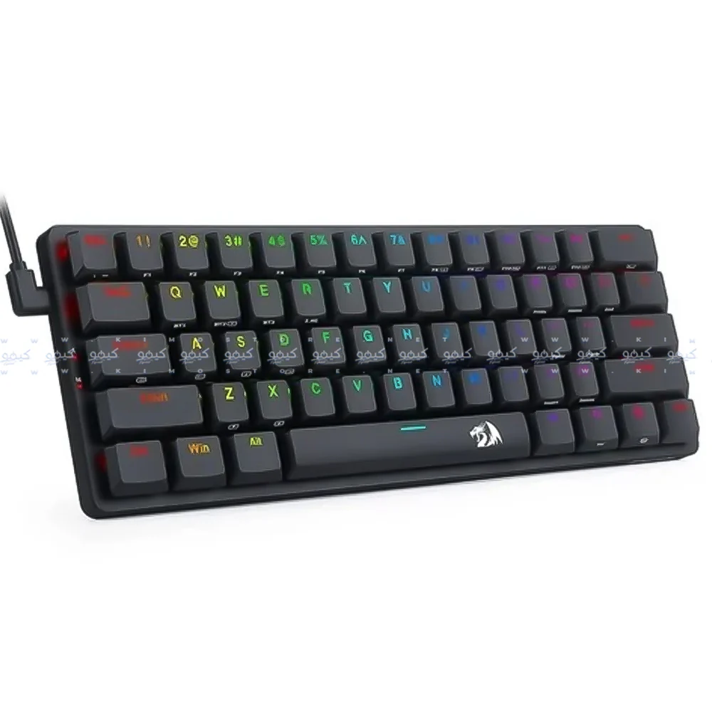 Redragon Elise Pro K615P-KBS Blue Switch Triple Mode Bluetooth Wireless & Wired RGB Gaming Keyboard English & Arabic - Image 3