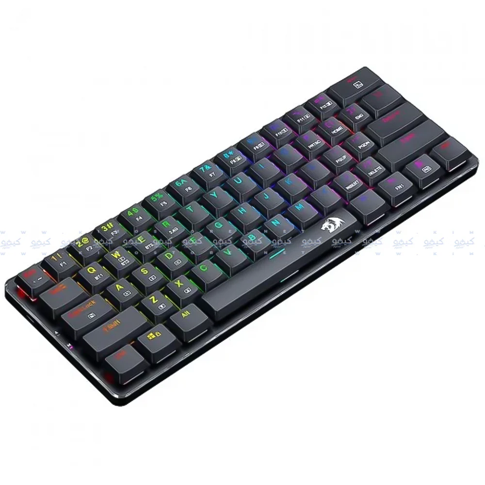 Redragon Elise Pro K615P-KBS Blue Switch Triple Mode Bluetooth Wireless & Wired RGB Gaming Keyboard English & Arabic - Image 5