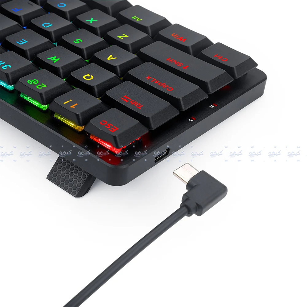 Redragon Elise Pro K615P-KBS Blue Switch Triple Mode Bluetooth Wireless & Wired RGB Gaming Keyboard English & Arabic - Image 6