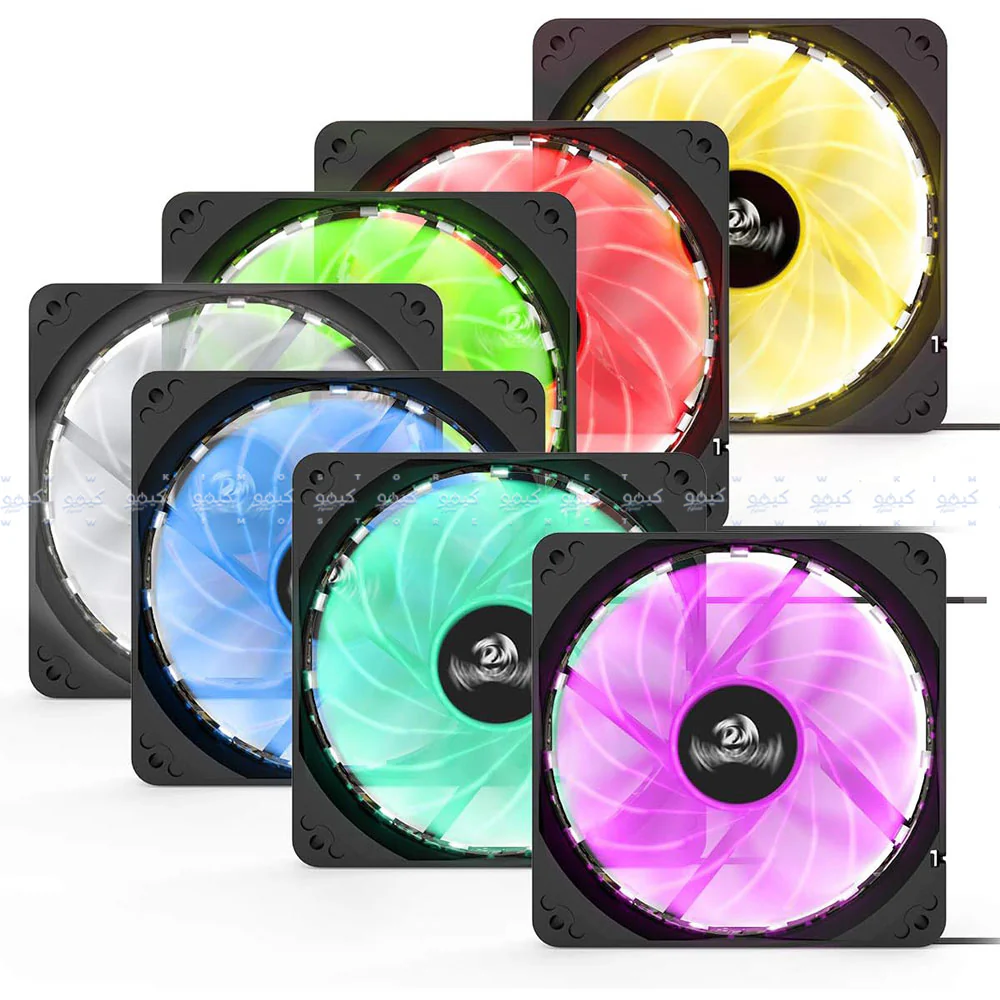 Redragon GC-F006 RGB Triple Case Fan Kit - Image 2
