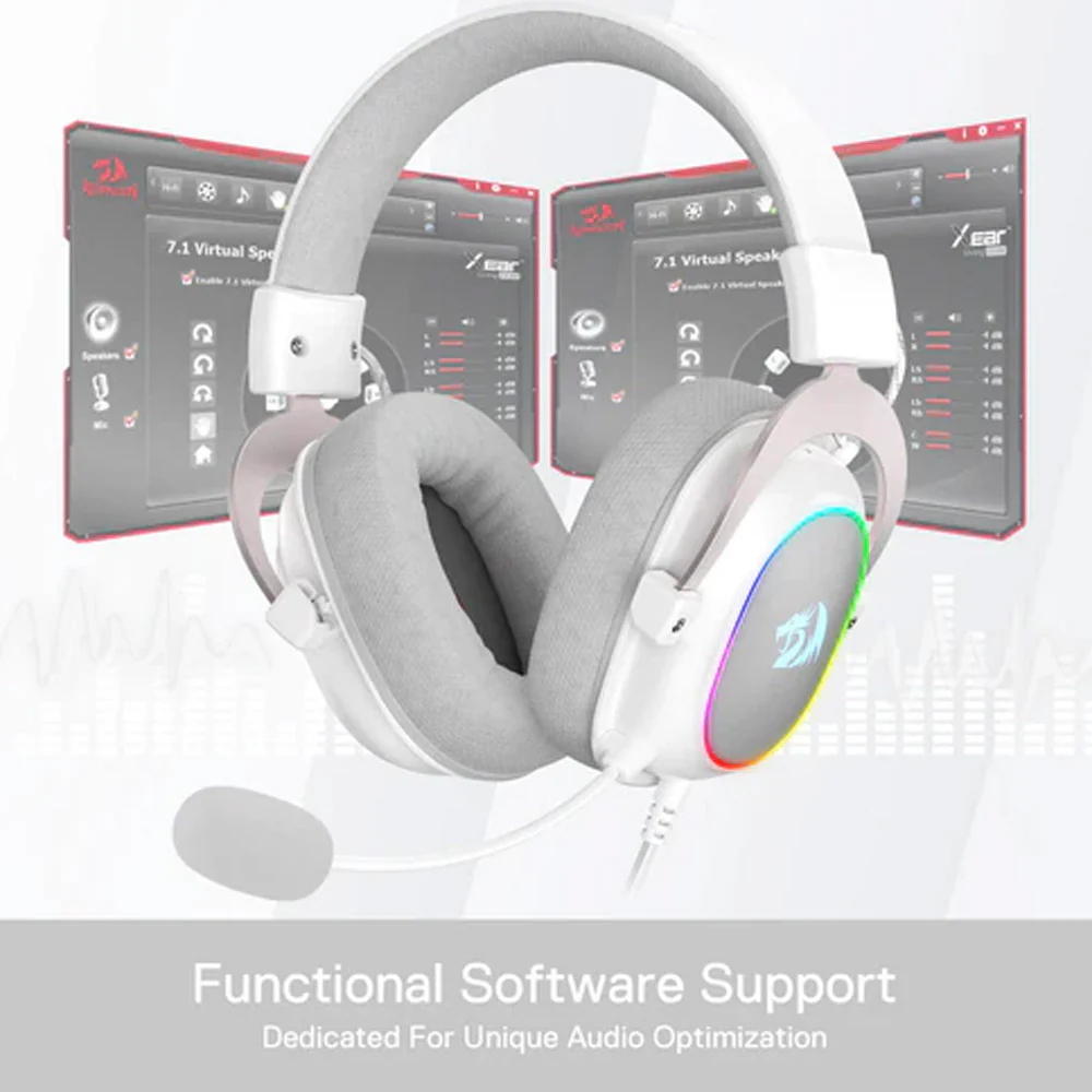 Redragon H510 Zeus-X RGB Gaming Headset 7.1 Surround Sound With Noise-Cancelling Mic - Image 15