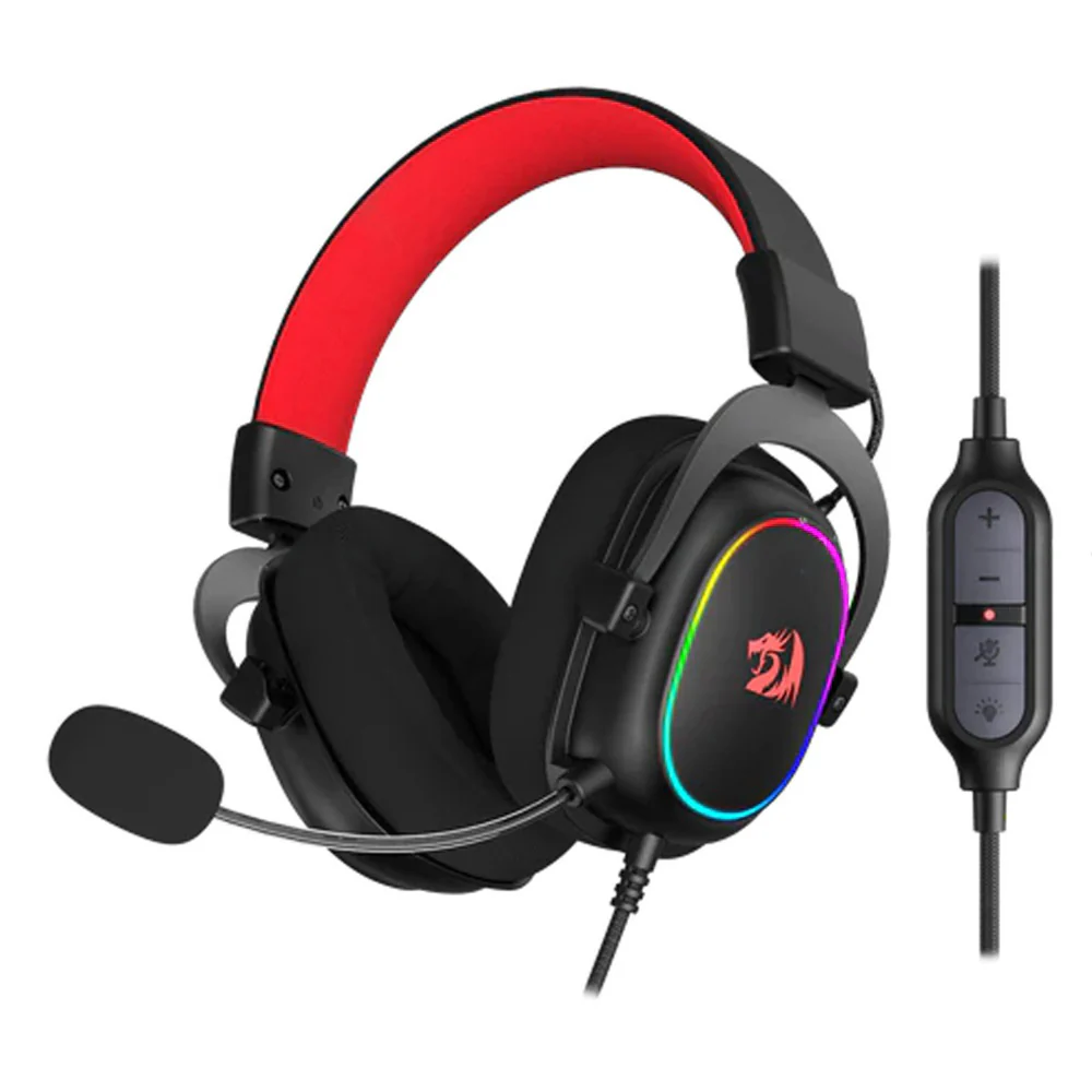 Redragon H510 Zeus-X RGB Gaming Headset 7.1 Surround Sound With Noise-Cancelling Mic - Image 3