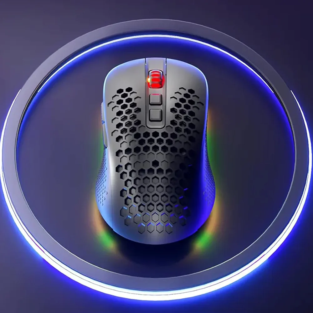 Redragon Hana M694 Triple Mode Bluetooth Wireless & Wired RGB Gaming Mouse 7200Dpi - Image 4