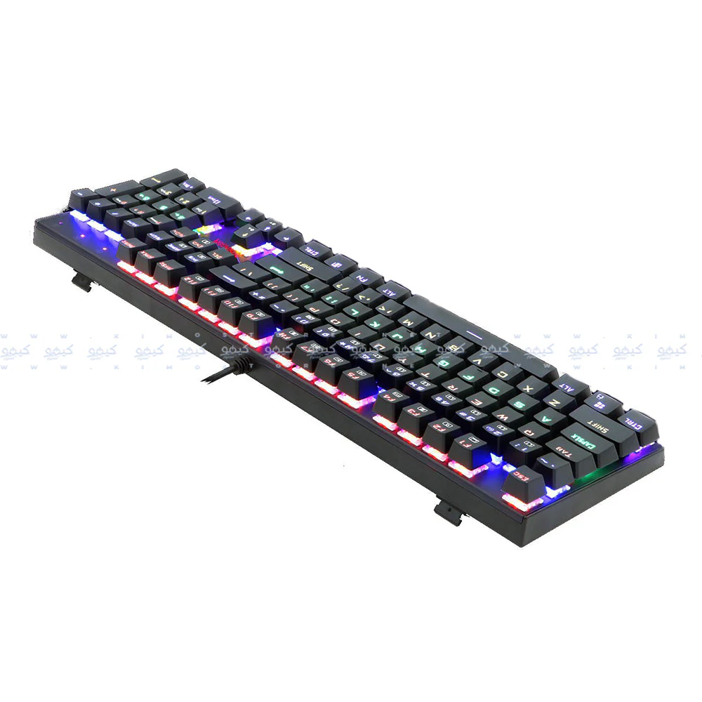 Redragon Rudra K565R-1 Blue Switch Wired Rainbow Gaming Keyboard English & Arabic - Image 5