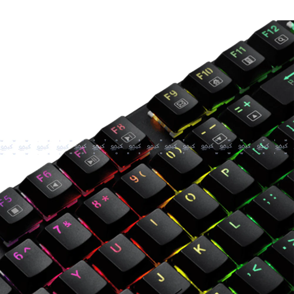 Redragon k589 Shrapnel Blue Switch Wired RGB Gaming Keyboard English & Arabic - Image 4