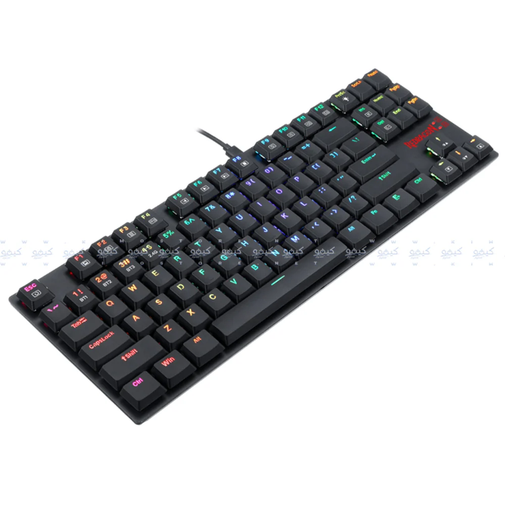 Redragon K607 APS TKL Blue Switch Wired RGB Gaming Keyboard English & Arabic - Image 2