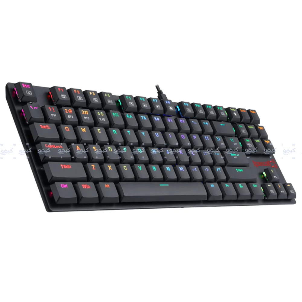 Redragon K607 APS TKL Blue Switch Wired RGB Gaming Keyboard English & Arabic - Image 3