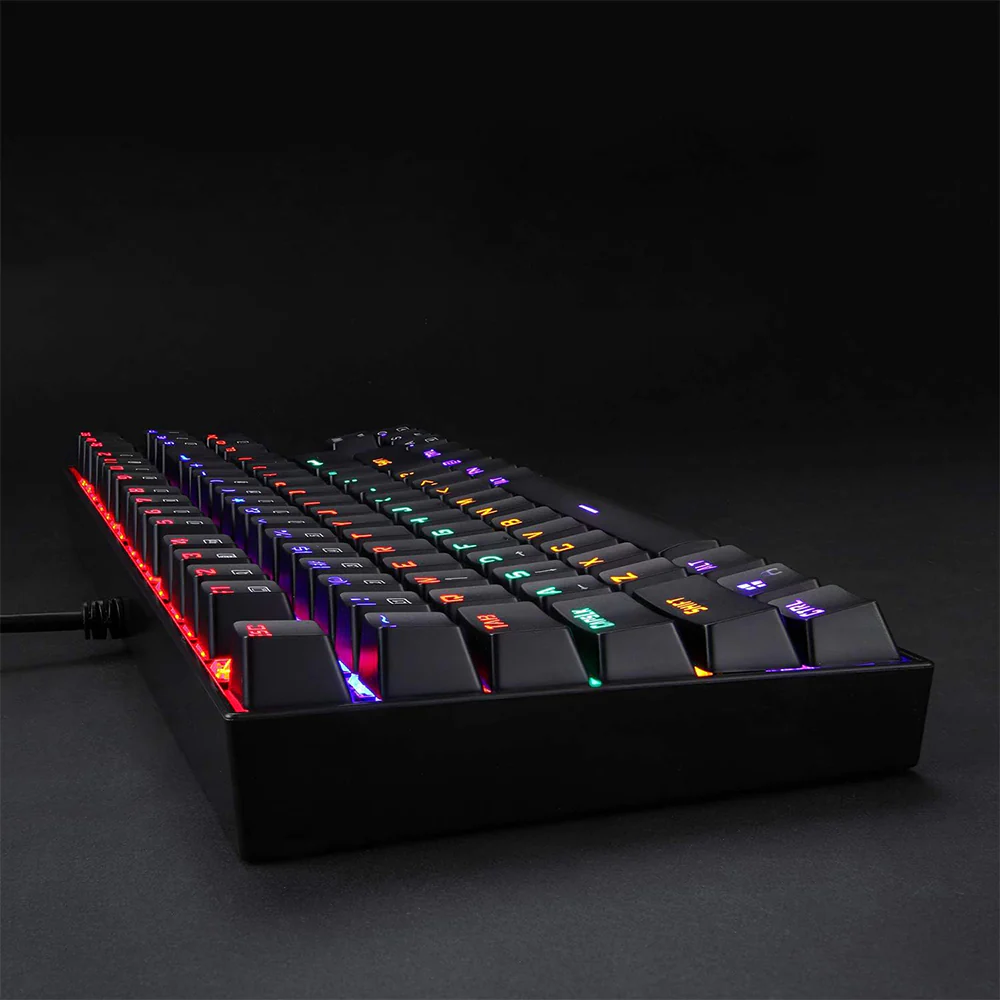 Redragon Kumara K552-KK Black Switch Wired Rainbow Gaming Keyboard English & Arabic - Image 9