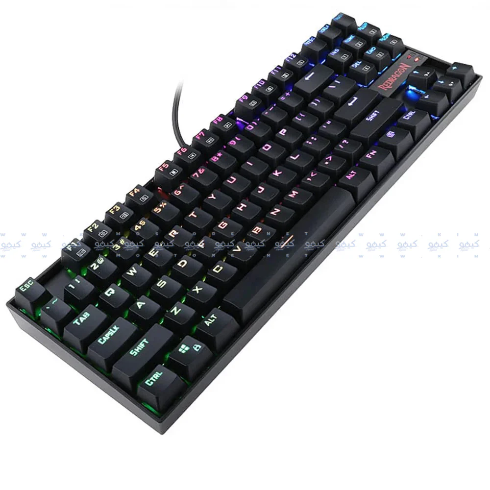 Redragon Kumara K552-KR Red Switch Wired Rainbow Gaming Keyboard English & Arabic - Image 5