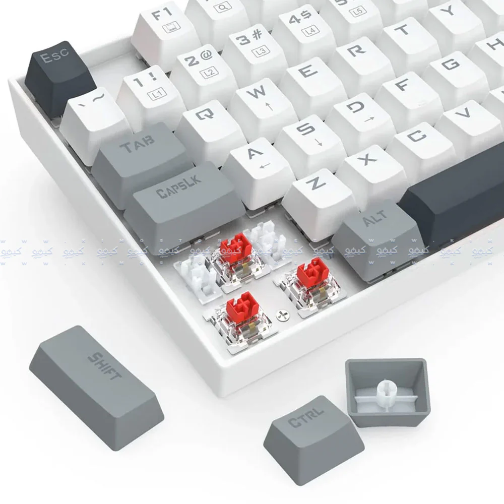 Redragon Kumara K552WGL-R Red Switch Wired Rainbow Gaming Keyboard English & Arabic - Image 5