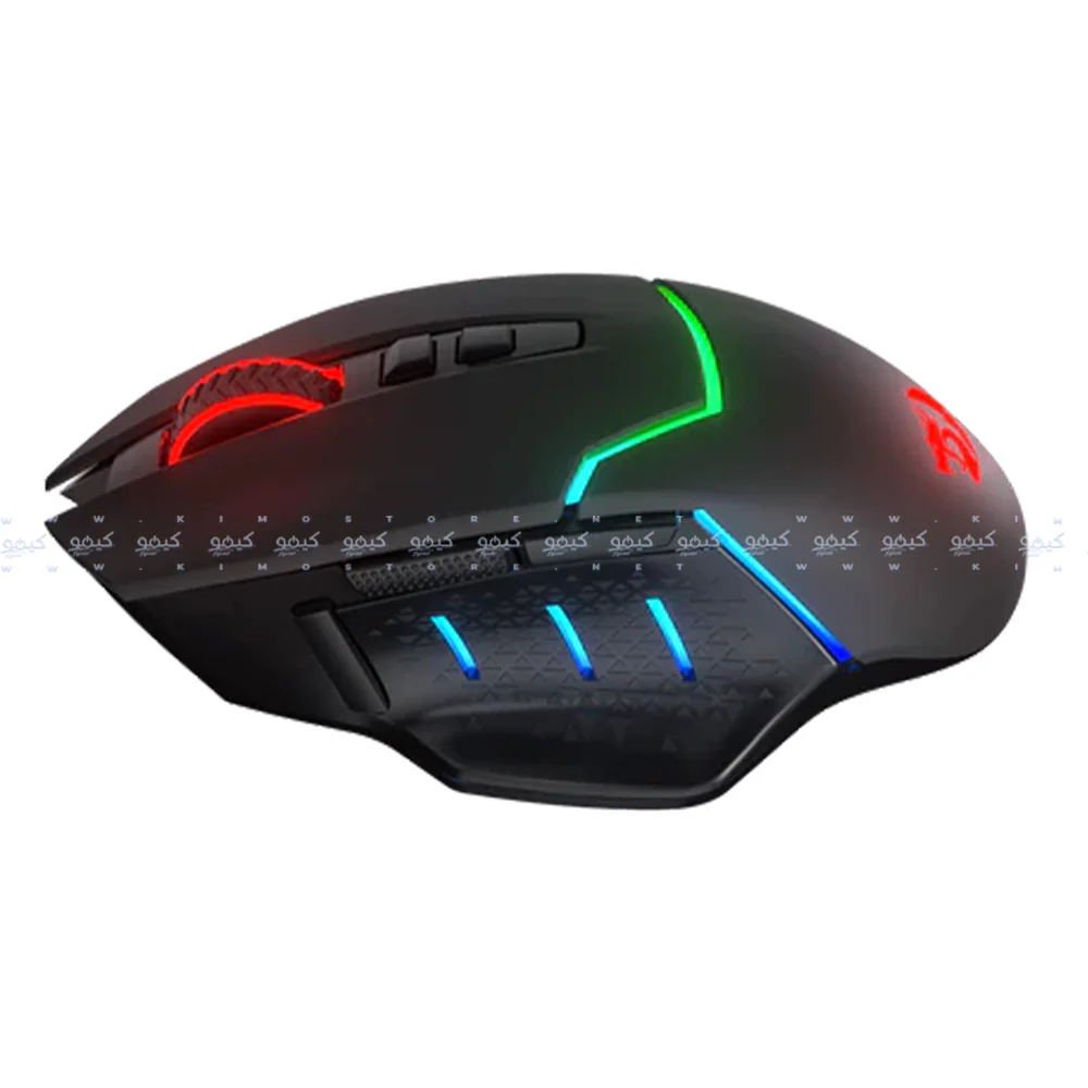 Redragon MIRAGE M690 PRO Dual Mode Rechargeable Wireless & Wired Gaming Mouse 8000Dpi - Black - Image 5