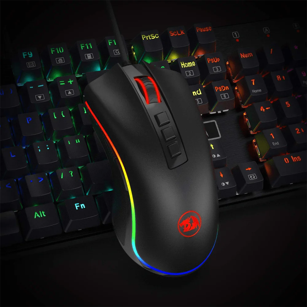 Redragon M711-2 Cobra Wired RGB Gaming Mouse 12400Dpi - Image 5
