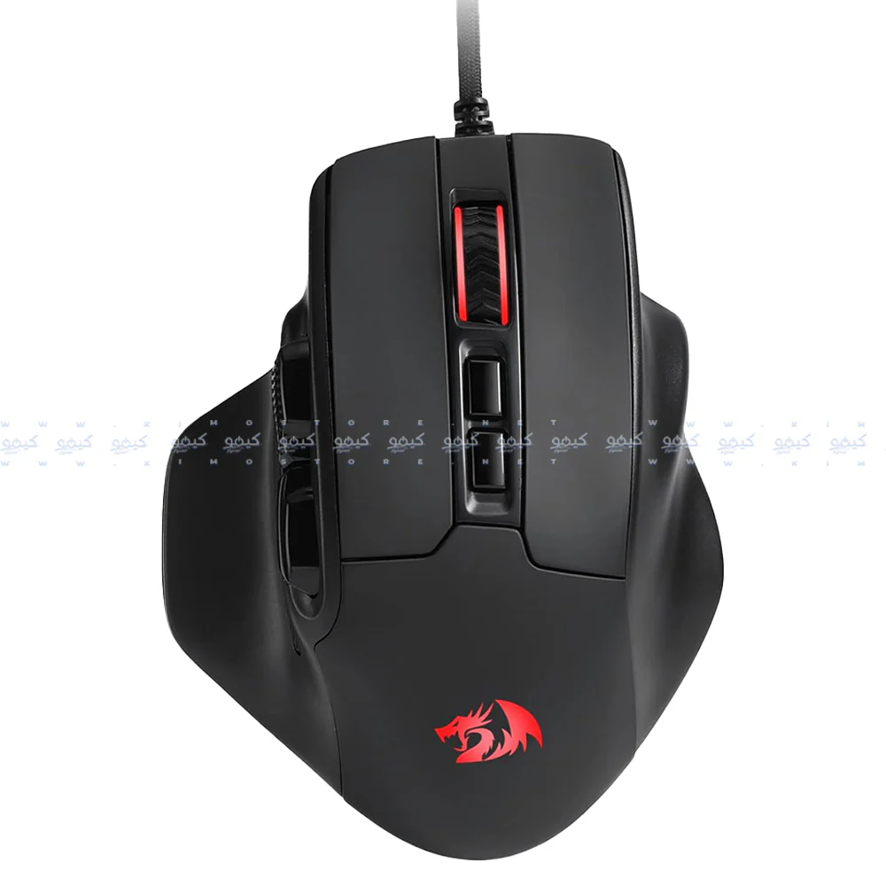 Redragon M806 Bullseye Wired RGB Gaming Mouse 12400Dpi - Black