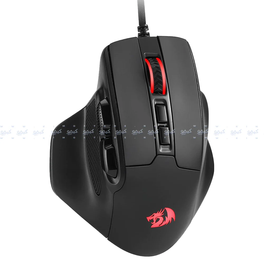 Redragon M806 Bullseye Wired RGB Gaming Mouse 12400Dpi - Black - Image 2