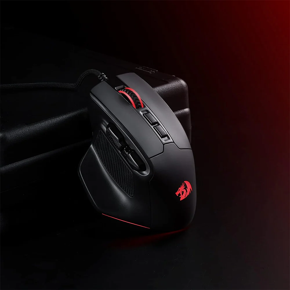 Redragon M806 Bullseye Wired RGB Gaming Mouse 12400Dpi - Black - Image 8