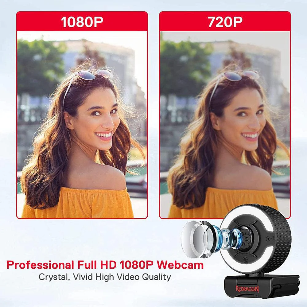 Redragon Oneshot GW910 FHD Webcam - Image 10