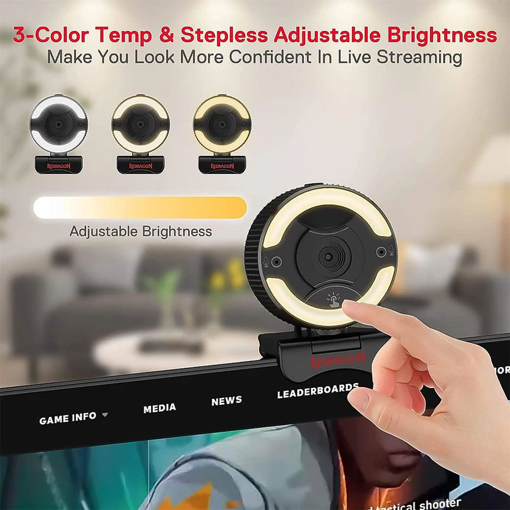 Redragon Oneshot GW910 FHD Webcam - Image 6