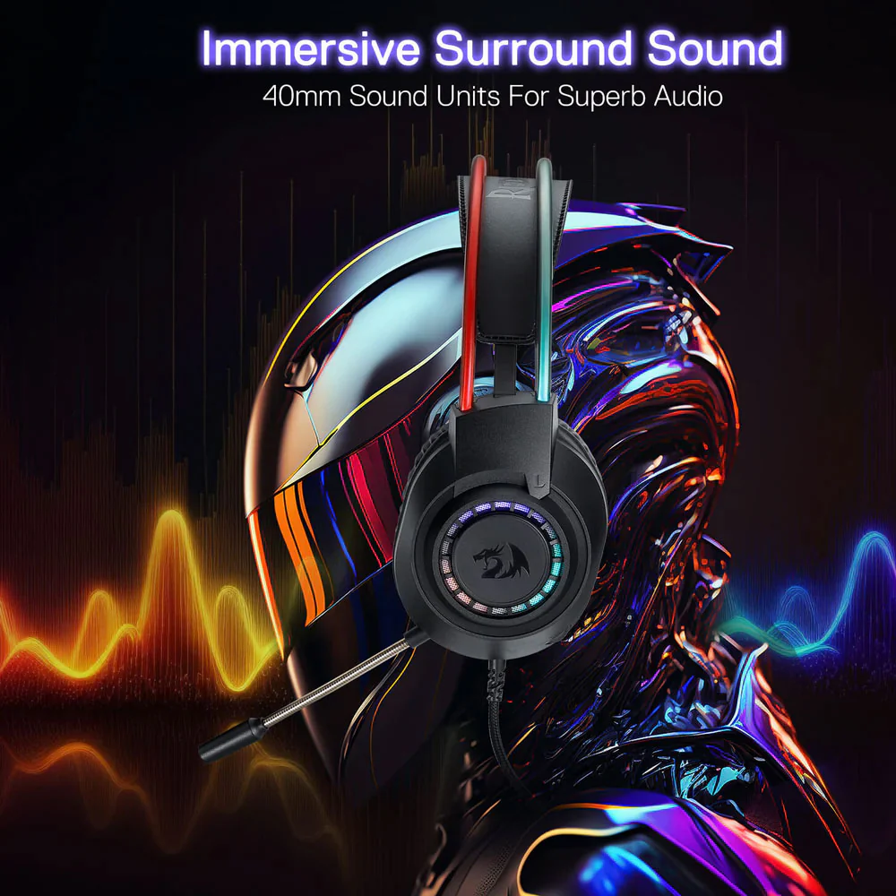 Redragon Scream H231 RGB Gaming Headset - Image 7