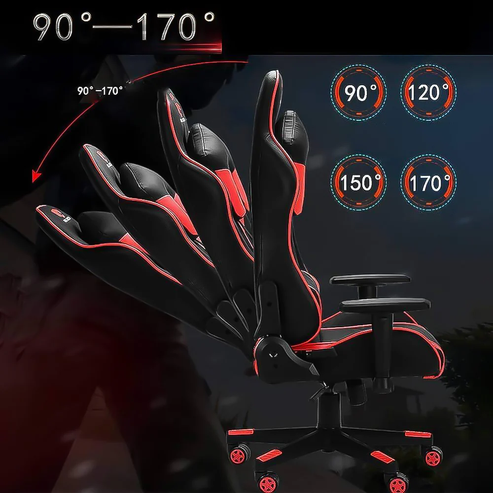 Redragon Spider Queen C602 Gaming Chair - Red - Image 4