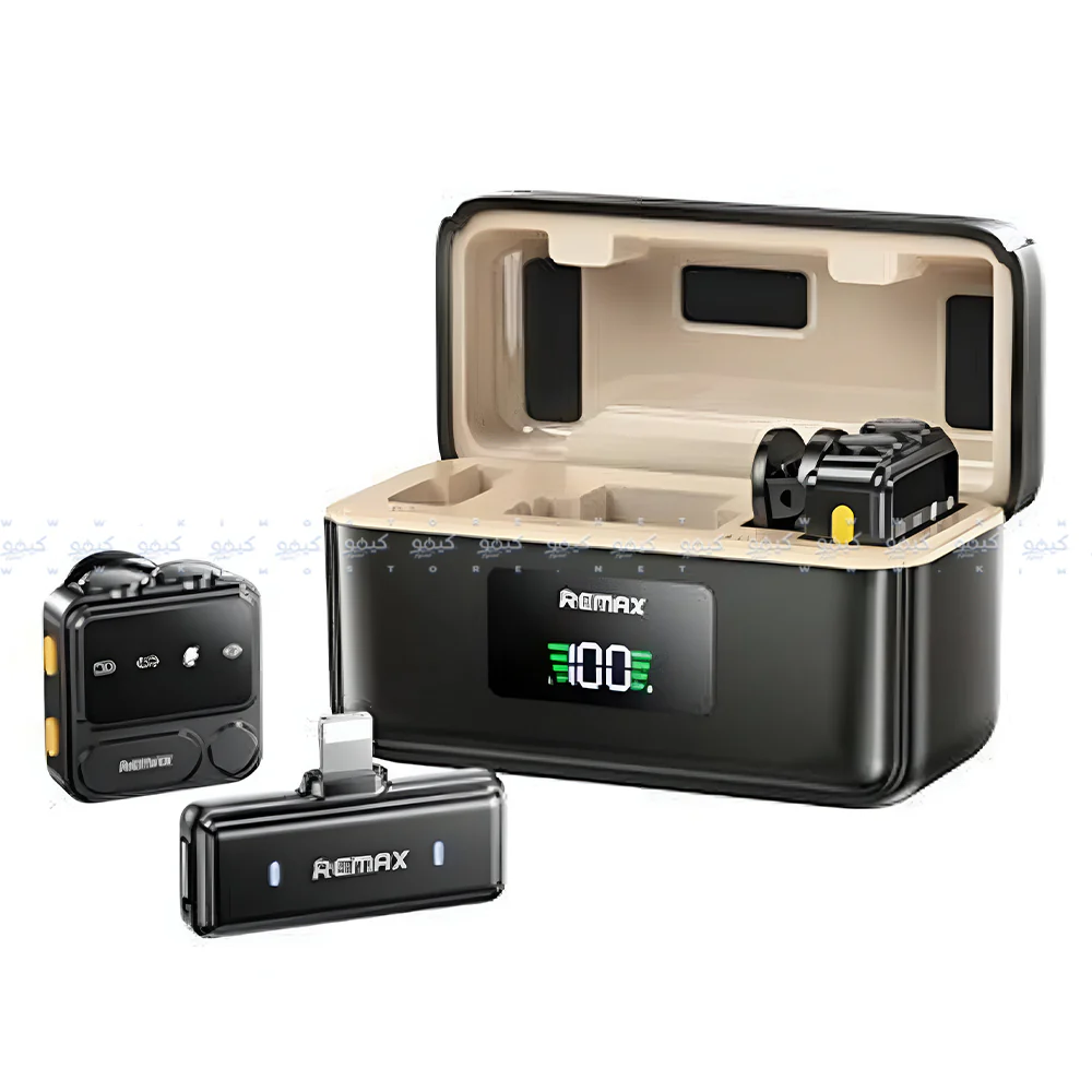 Remax K17 Lightning Wireless Microphone System - Black