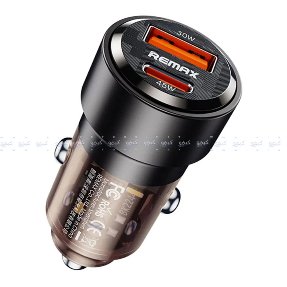 Remax RCC360 Car Charger Type-C + USB 75W Fast Charging - Image 2