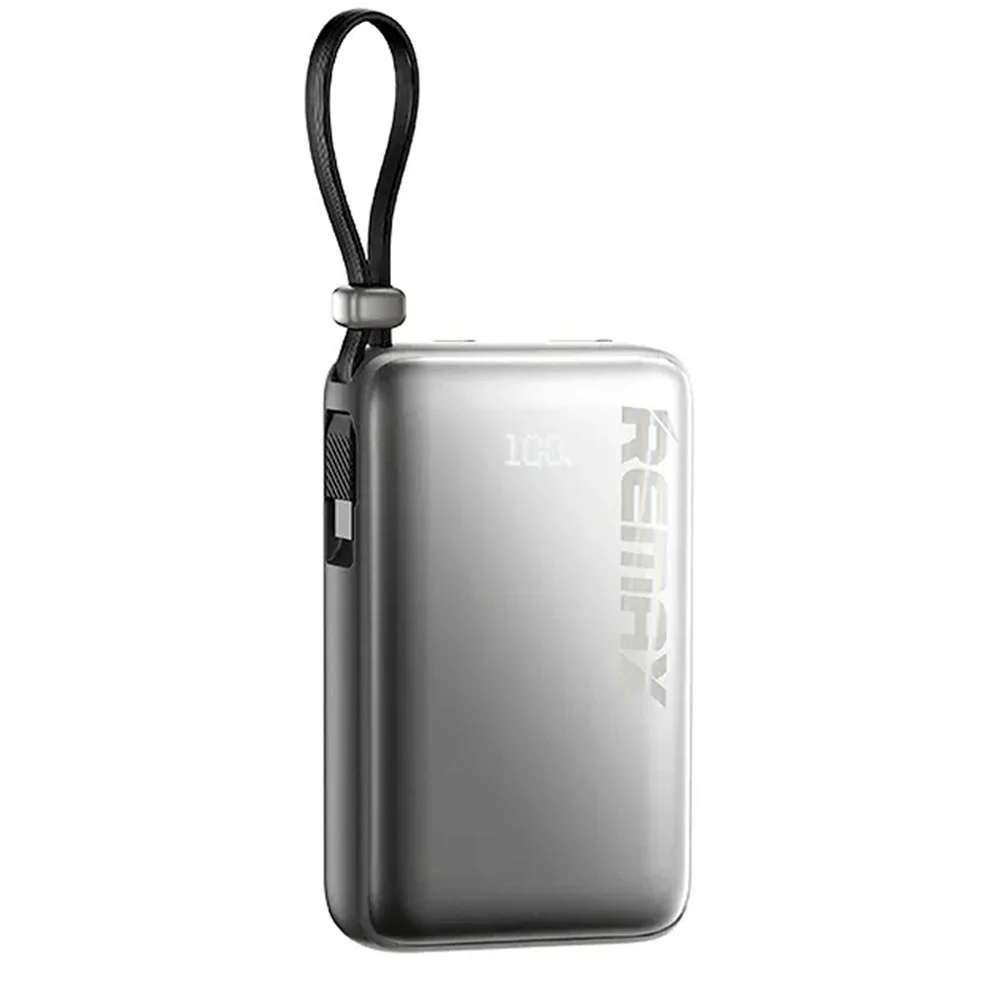 Remax RPP-19 Power Bank USB + Type-C 22.5W Fast Charging 10000mAh Built-In Type-C Cable